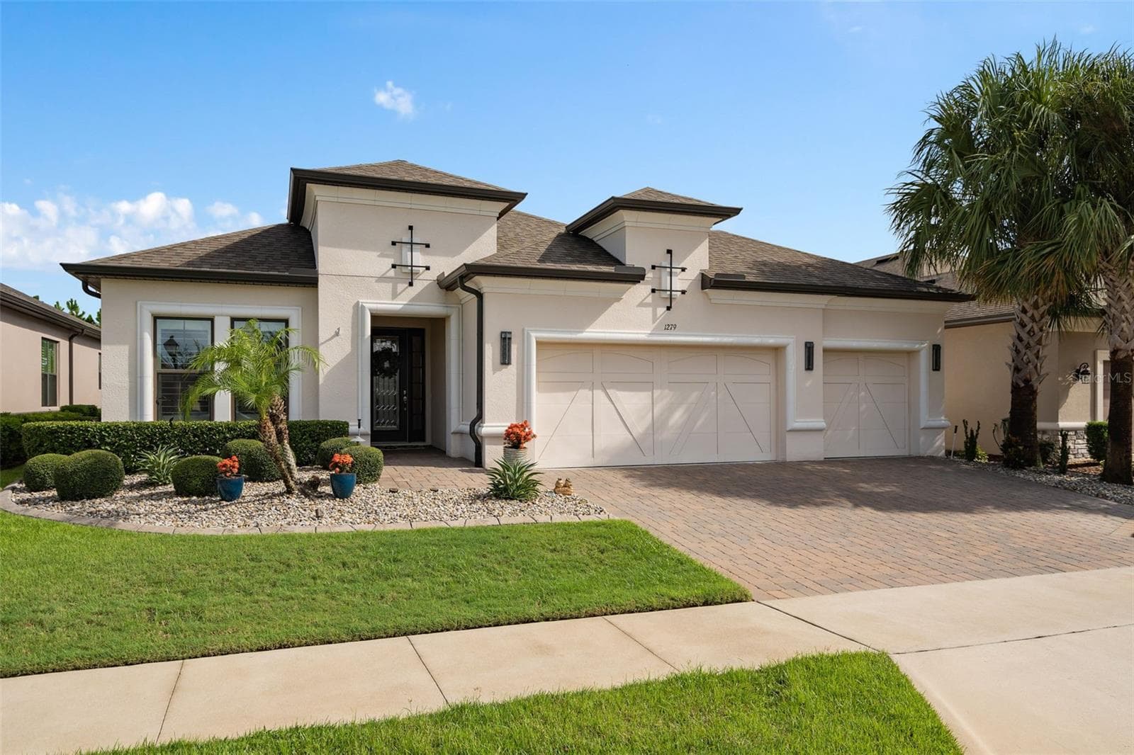 Front elevation view. - 1279 ZEEK RIDGE ST, CLERMONT
