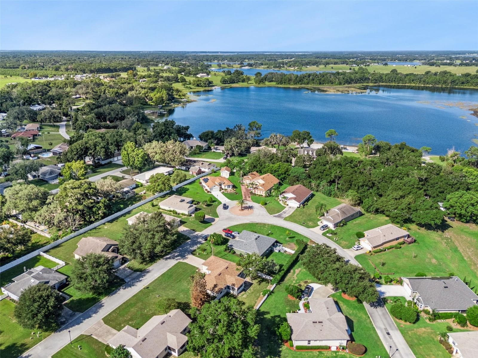 Aerial View of Property. - 110 TWIN LAKE CIR, UMATILLA