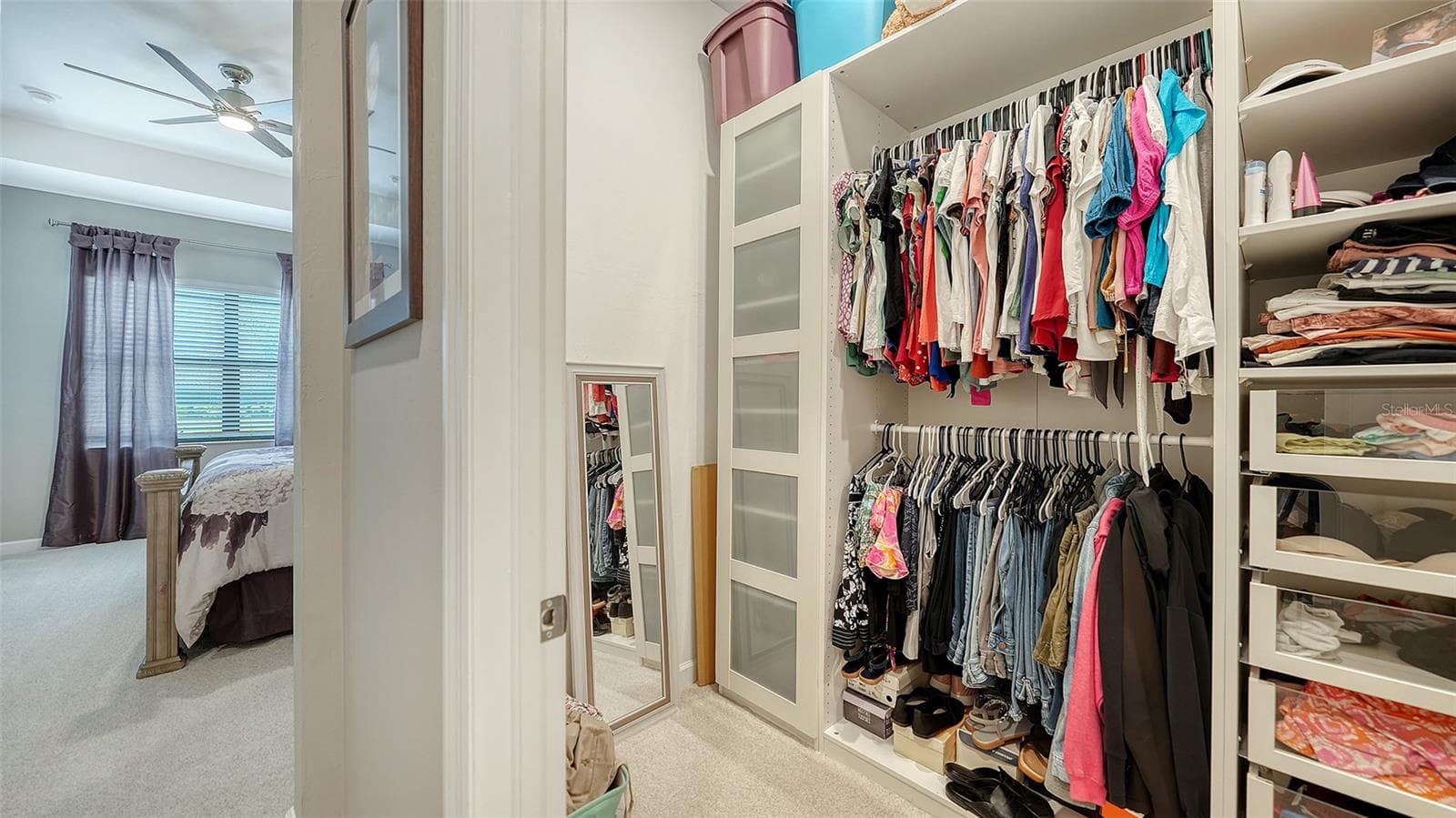 Master closet - 4915 SPARKLING SEA LN, BRADENTON