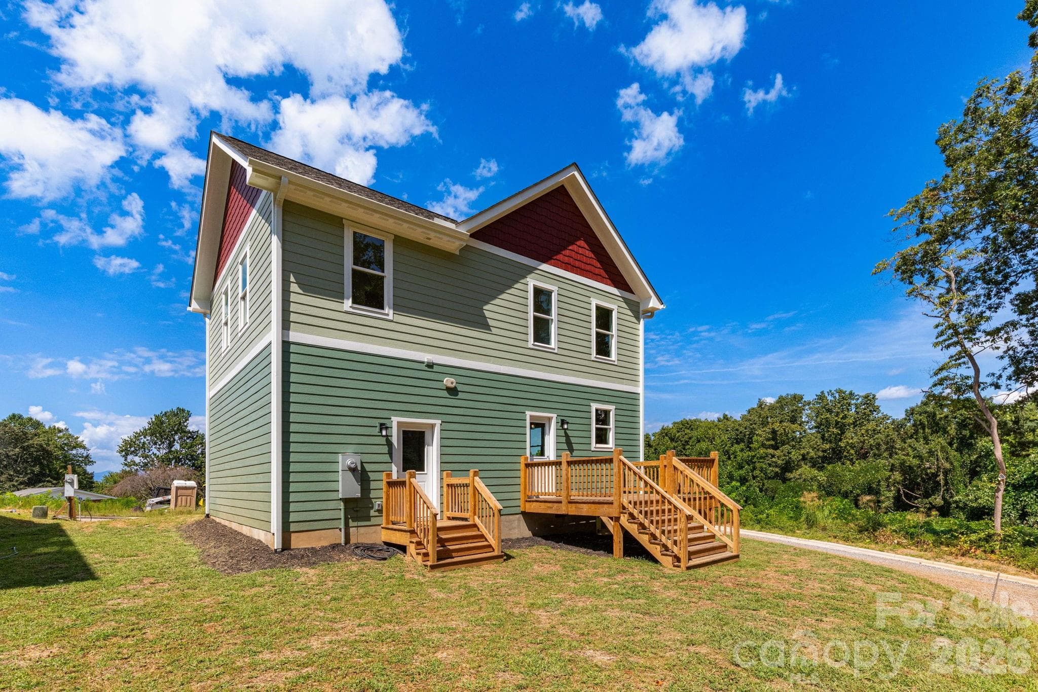 Back of Home - 35 Loblolly Lane, Asheville