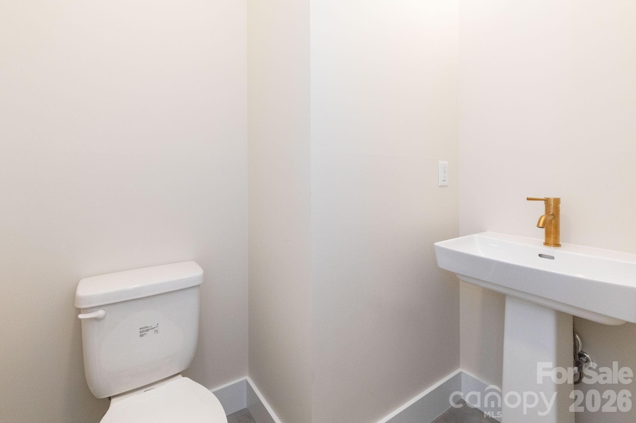 Main Level Half Bathroom - 35 Loblolly Lane, Asheville