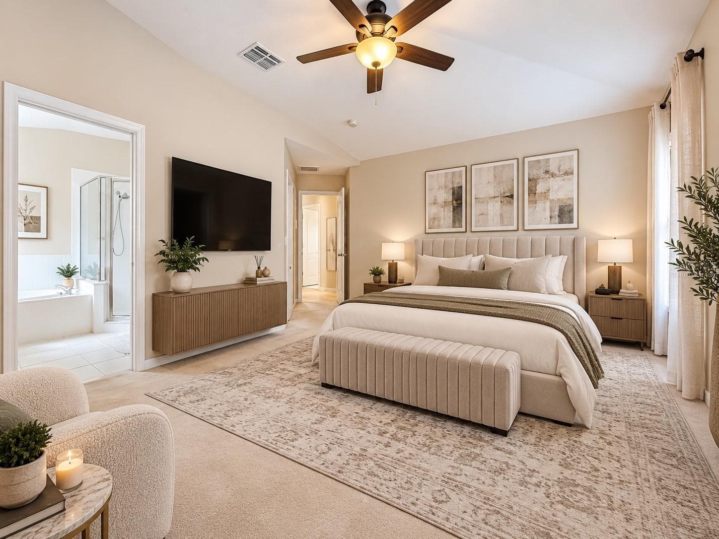 Virtually staged! Very easy to recreate. - 7931 CARRIAGE POINTE DR, GIBSONTON