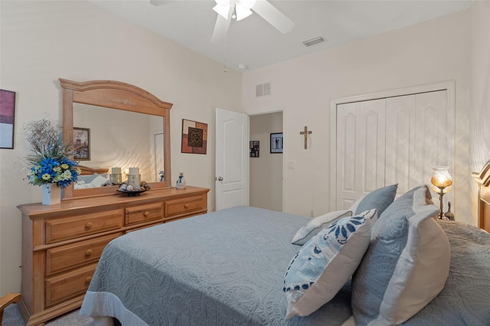 This bedroom has a large closet - 14056 LEYBOURNE WAY, SPRING HILL