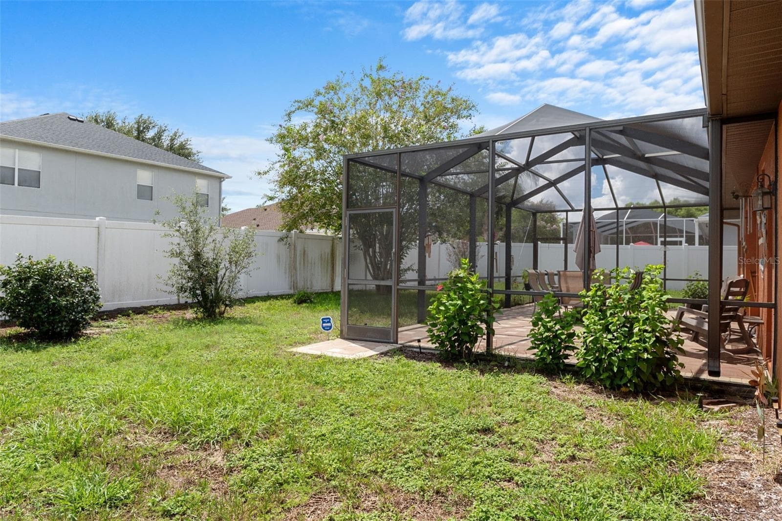Back Yard is fenced in - 14056 LEYBOURNE WAY, SPRING HILL