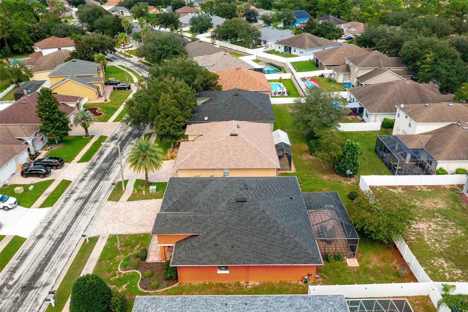 Ariel View of the house - 14056 LEYBOURNE WAY, SPRING HILL