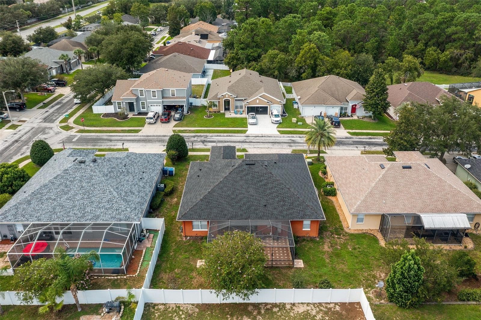 Ariel View of the house - 14056 LEYBOURNE WAY, SPRING HILL