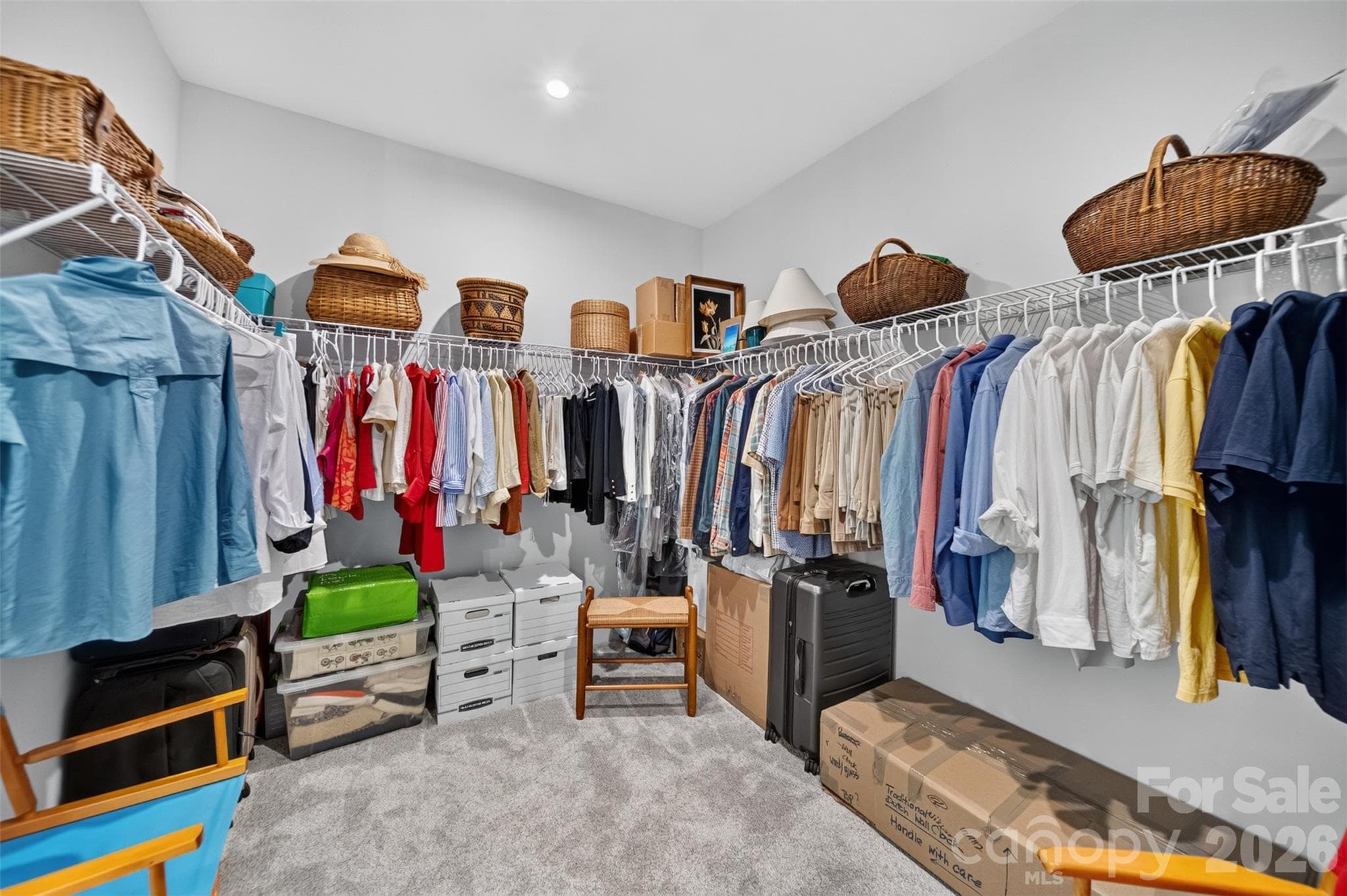 Primary closet - 3135 Everly Enclave Way, Charlotte