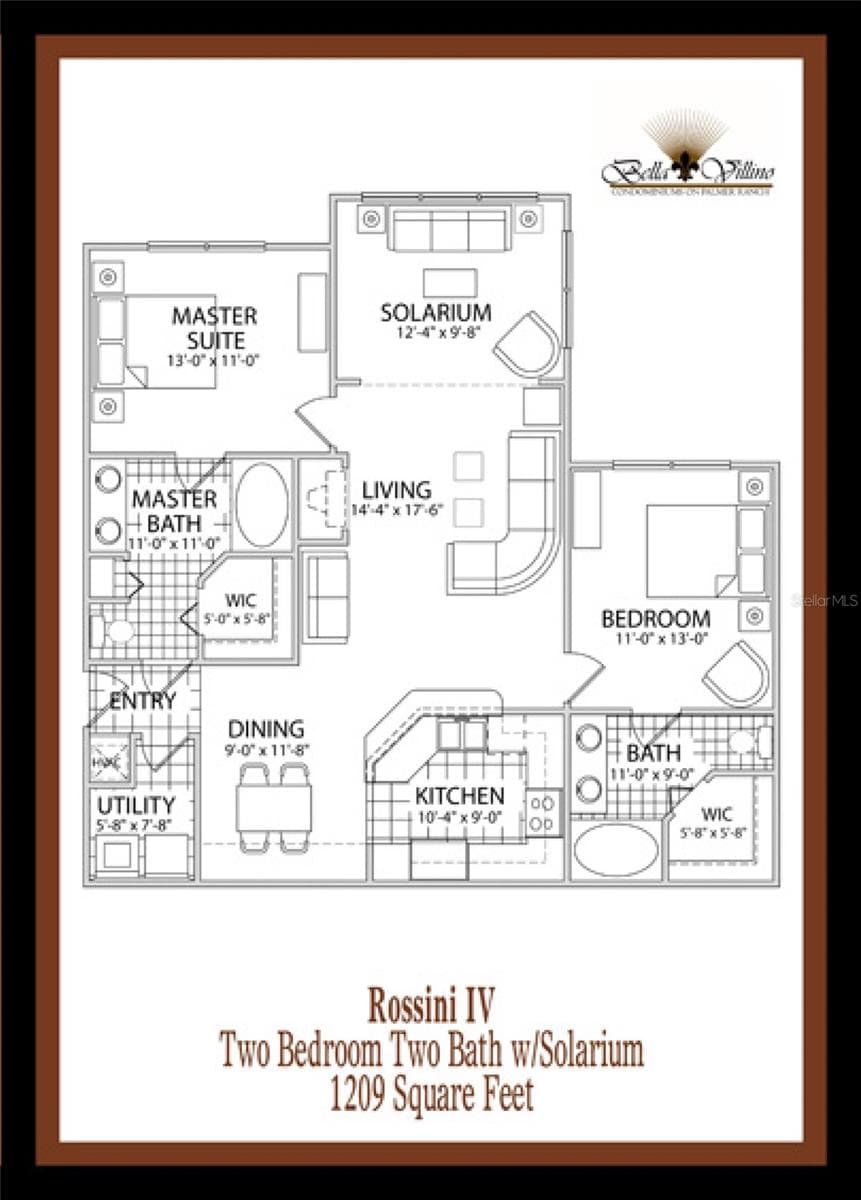 floor-plan - 4138 CENTRAL SARASOTA PKWY #1521, SARASOTA