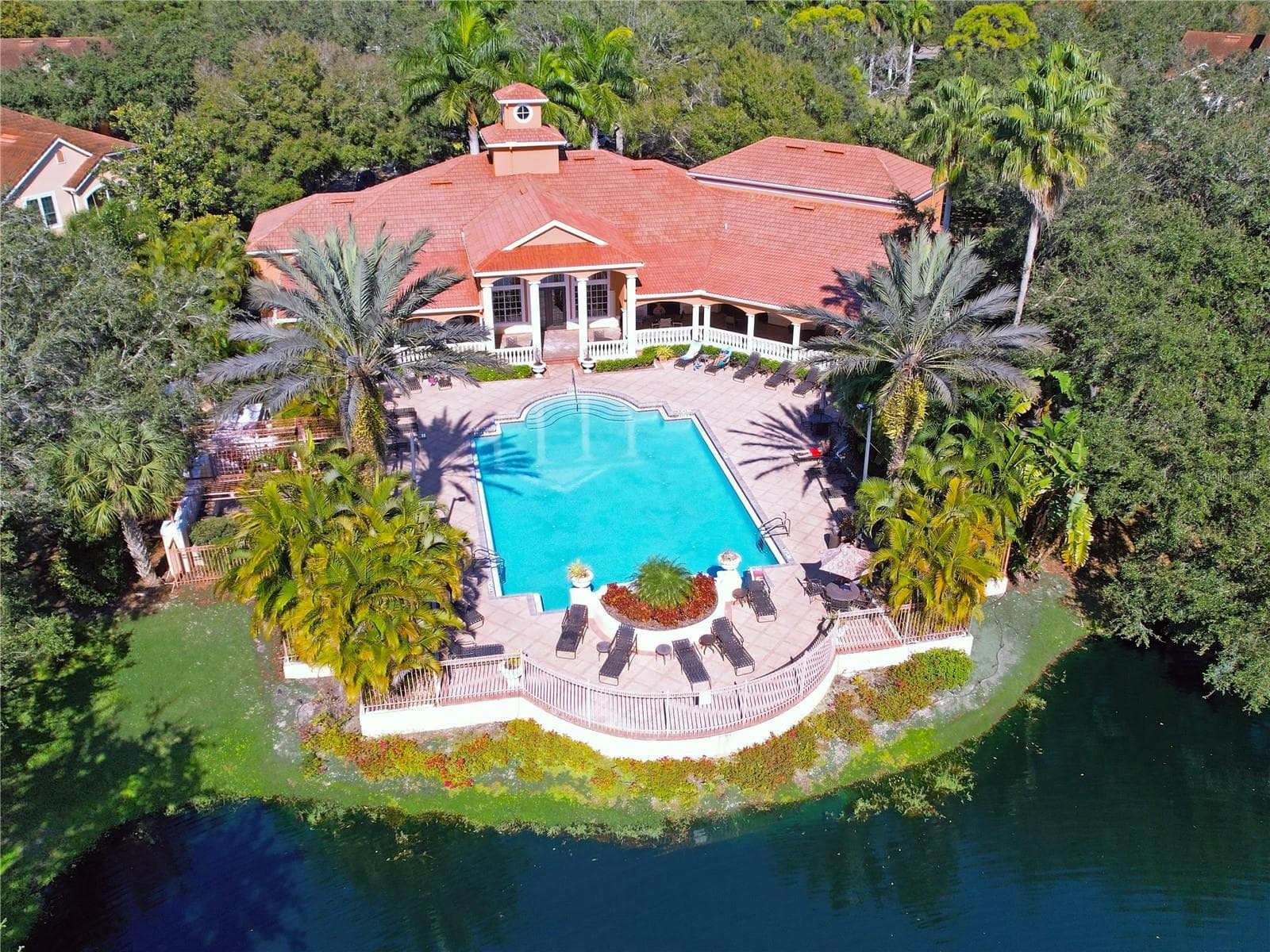 clubhouse rear - pool - 4138 CENTRAL SARASOTA PKWY #1521, SARASOTA