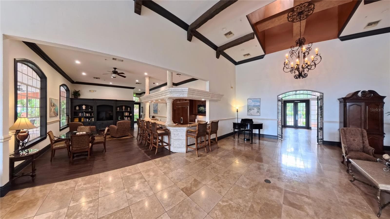 clubhouse interior - 4138 CENTRAL SARASOTA PKWY #1521, SARASOTA