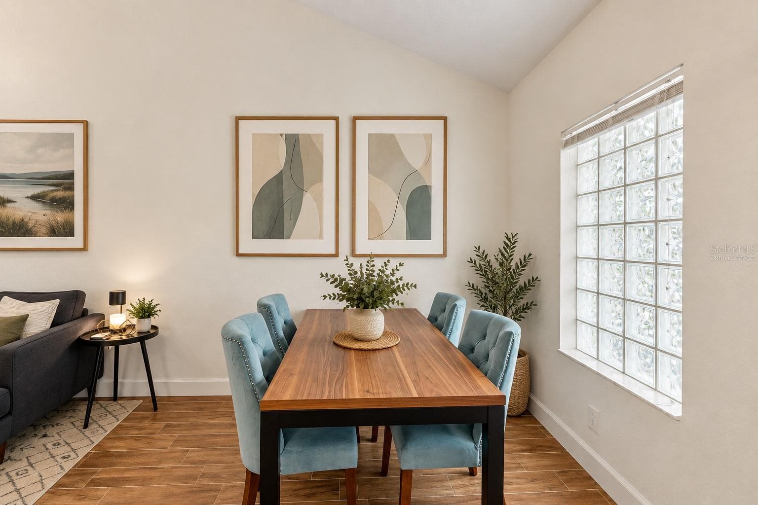 Bright and spacious Dining area (virtually staged) - 8423 BERNWOOD COVE LOOP #410, FORT MYERS