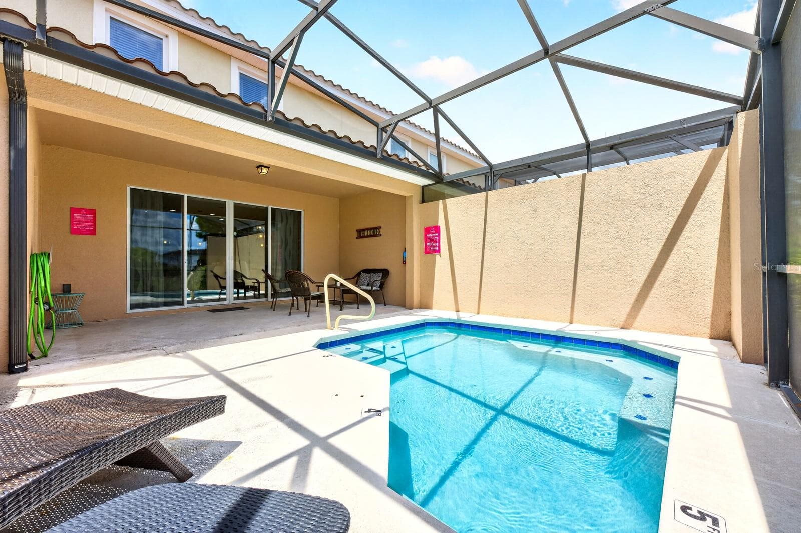The PRIVATE IN-GROUND HEATED POOL makes it easy to enjoy the Florida sunshine year-round. - 4722 TERRASONESTA DR, DAVENPORT