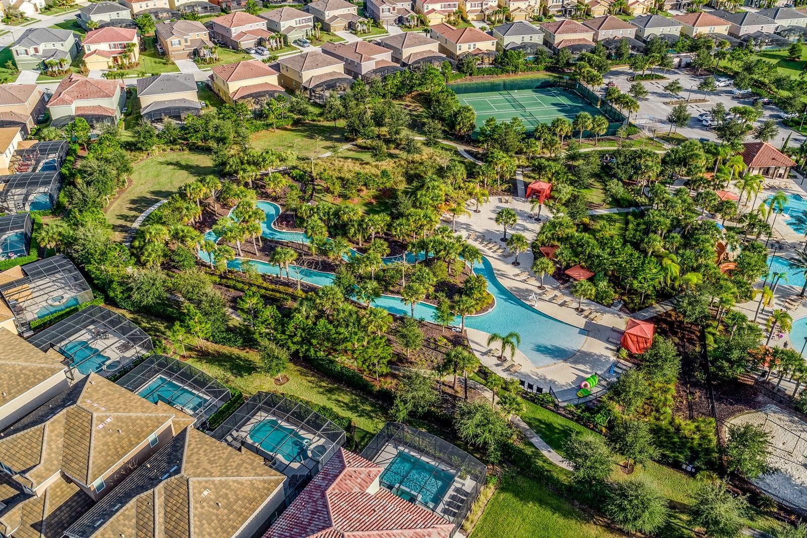 Aerial view of the amenities - 4722 TERRASONESTA DR, DAVENPORT