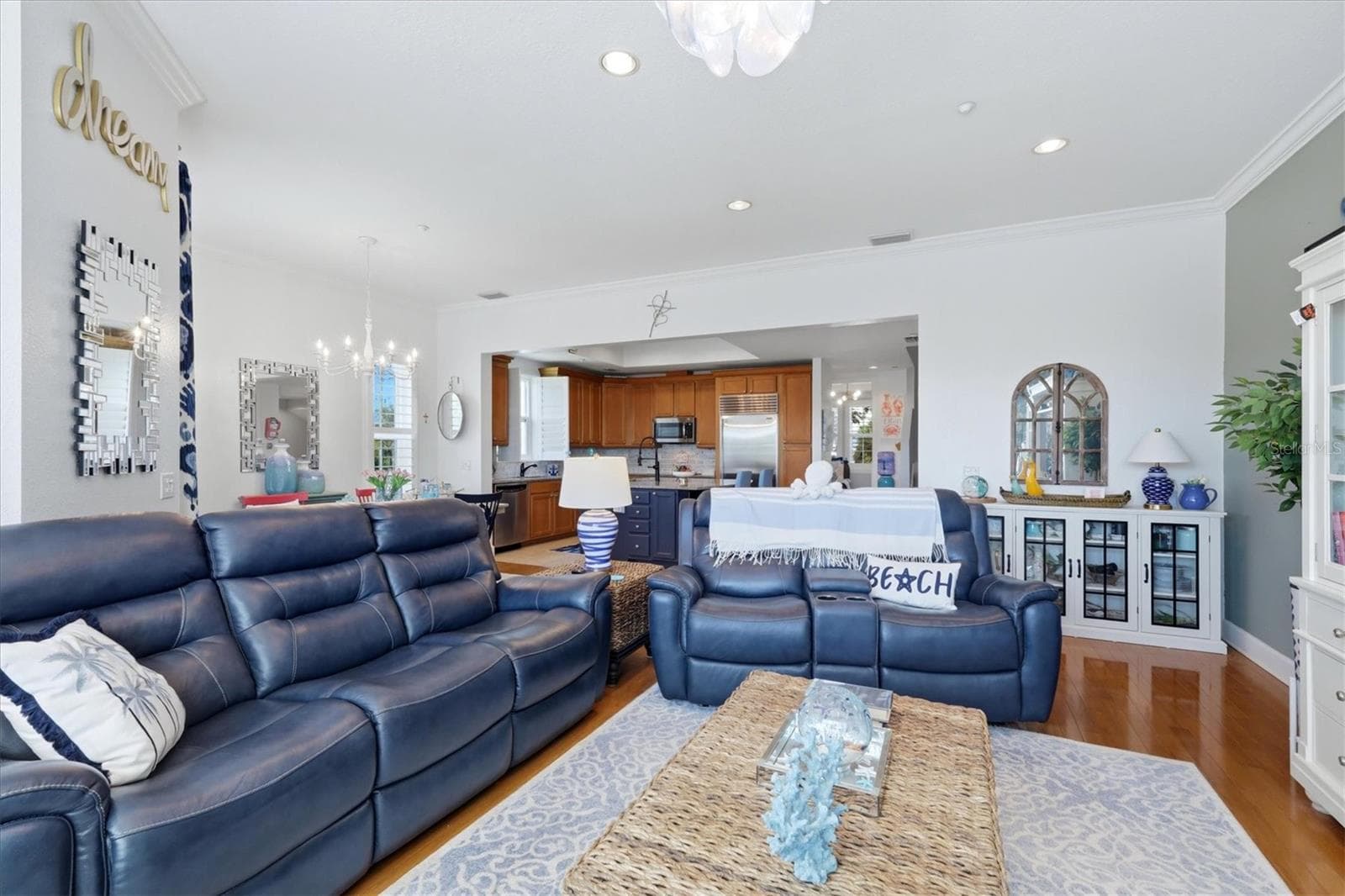 Open concept-Living-Dining-Kitchen - 10301 CORAL LANDINGS LN #5, PLACIDA