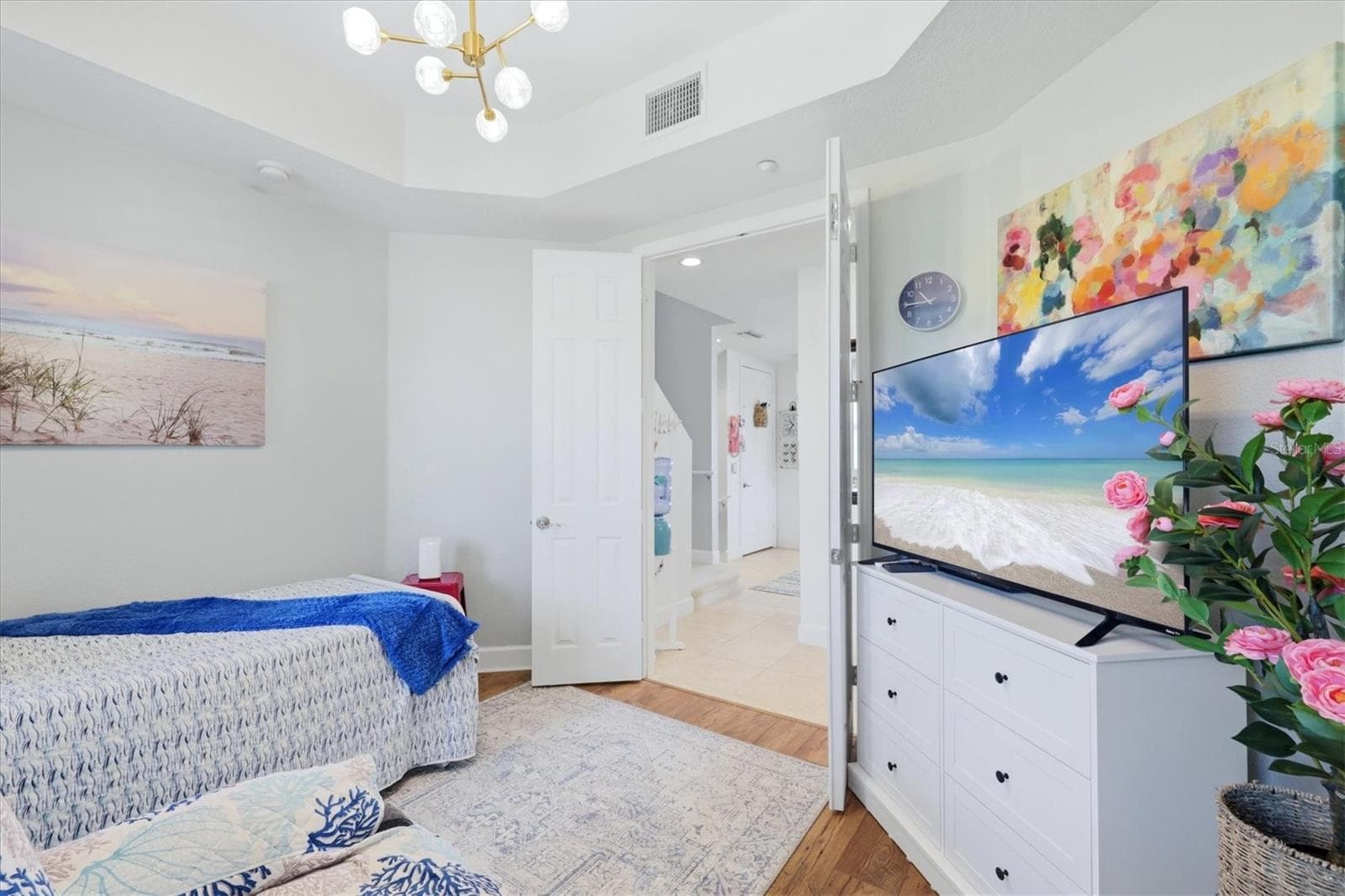 Bedroom #3 is located on level as main living areas - 10301 CORAL LANDINGS LN #5, PLACIDA