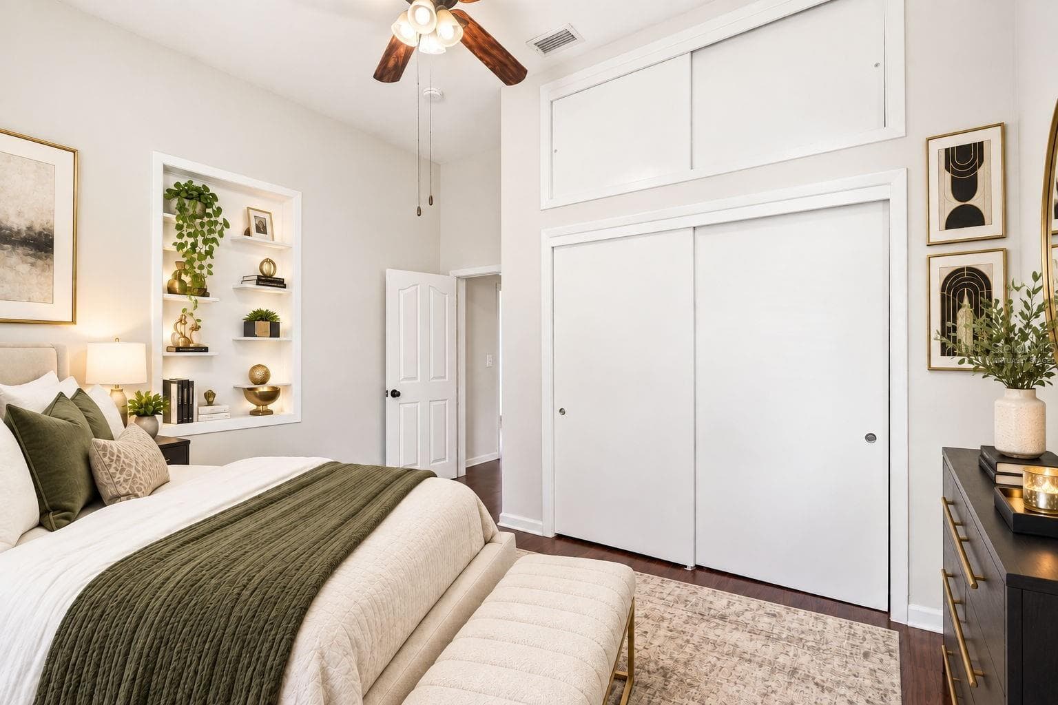 Front bedroom virtually staged - 1310 E 15TH AVE, TAMPA