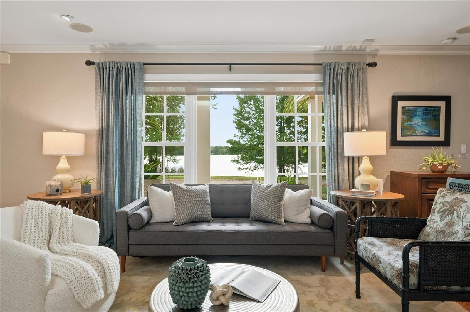 Formal Living Room with Beautiful Lake Views - 1221 DORCHESTER ST, ORLANDO