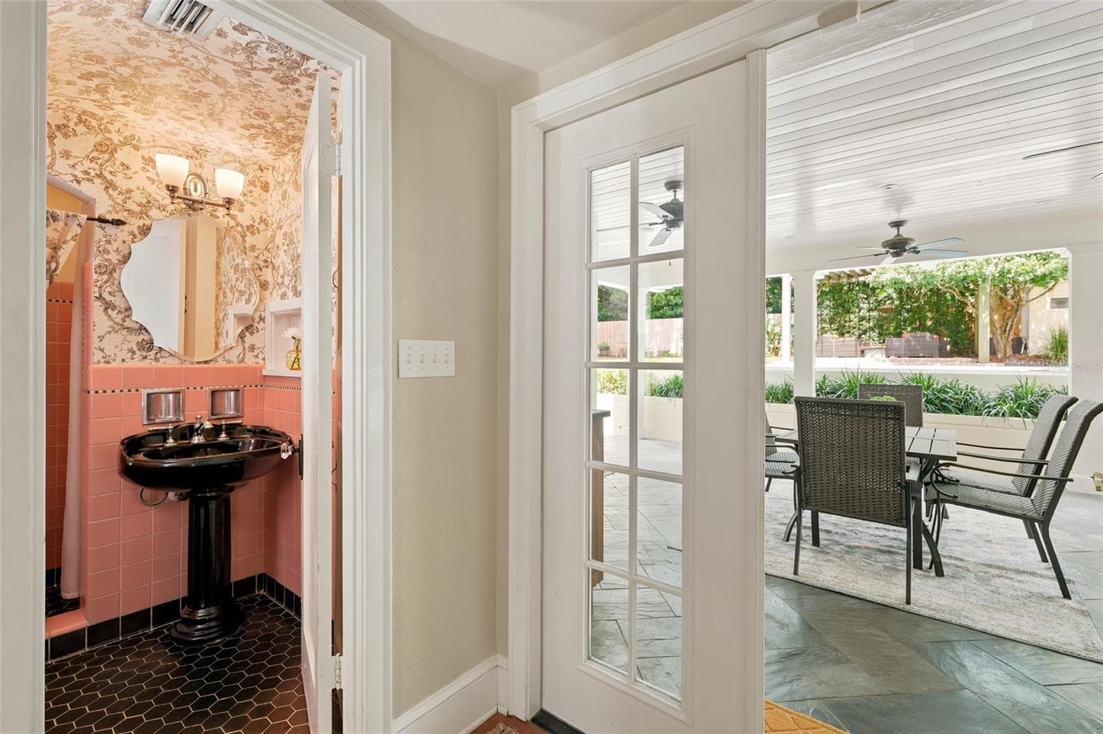 French Doors to Covered Lanai - 1221 DORCHESTER ST, ORLANDO