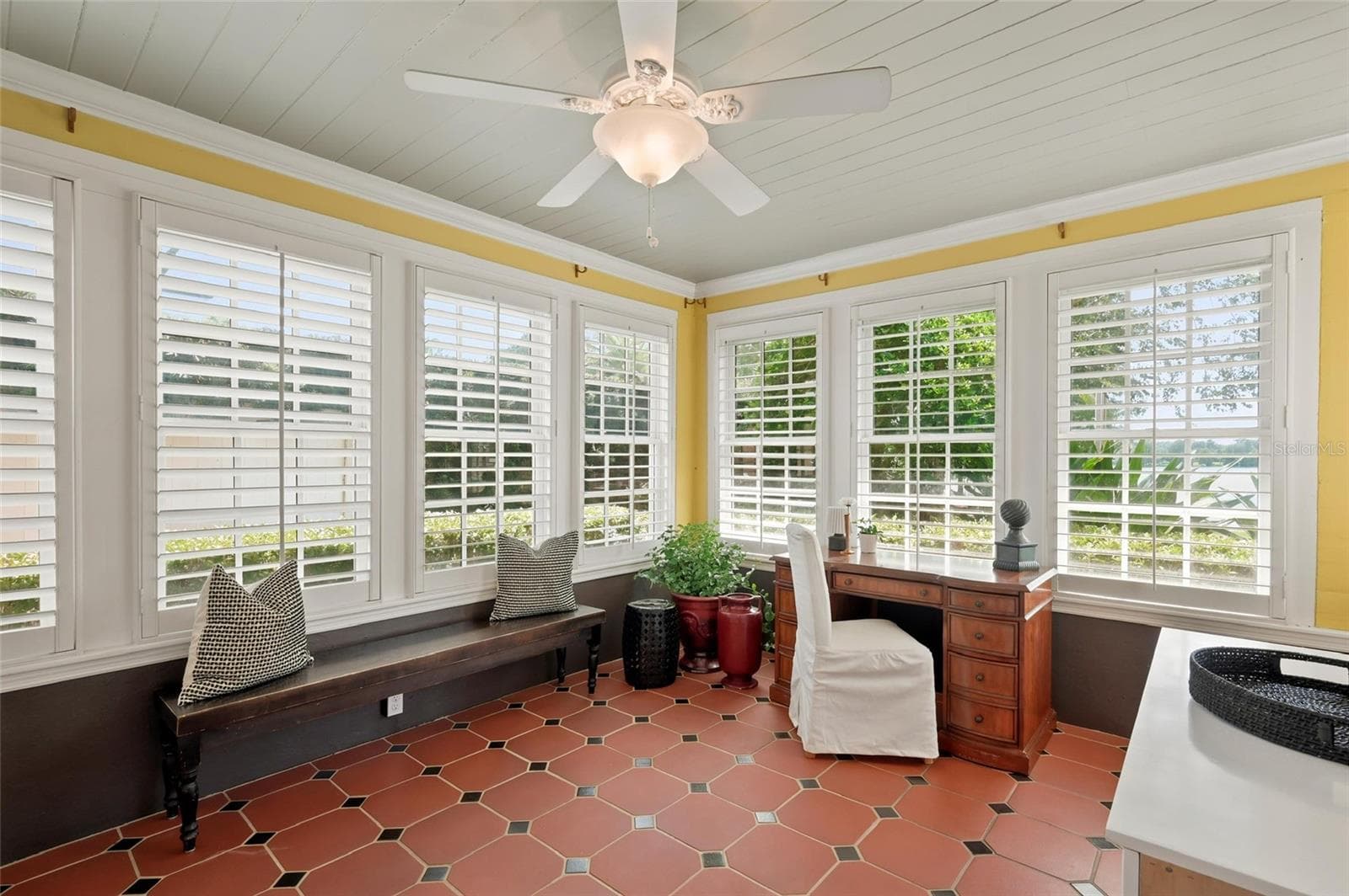 Light-Filled Office / Music Room/Sunroom off the Formal Living Space - 1221 DORCHESTER ST, ORLANDO