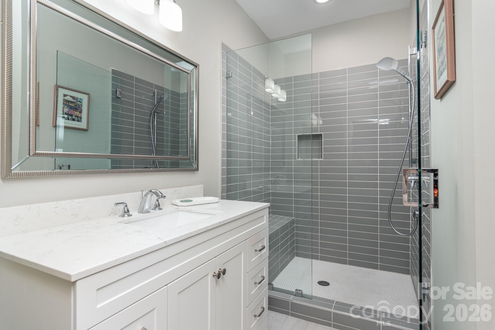 Newly renovated Master Bathroom - 19911 Lamp Lighters Way, Cornelius
