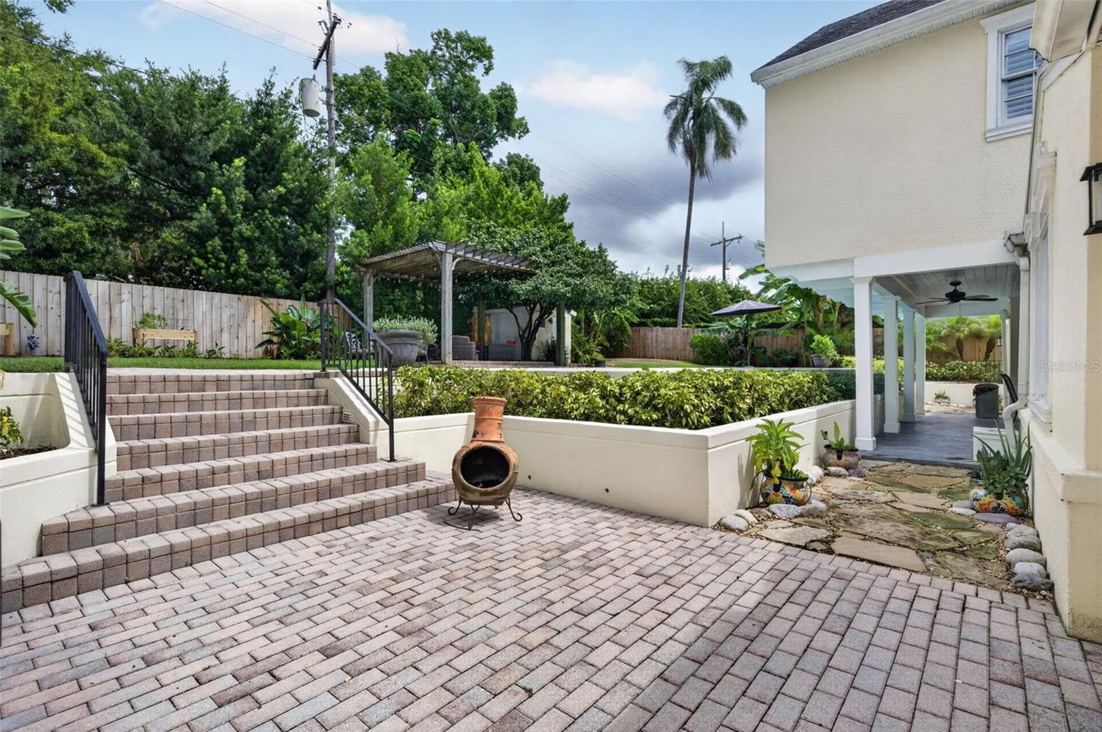 Terraced Backyard & Outdoor Living Areas - 1221 DORCHESTER ST, ORLANDO