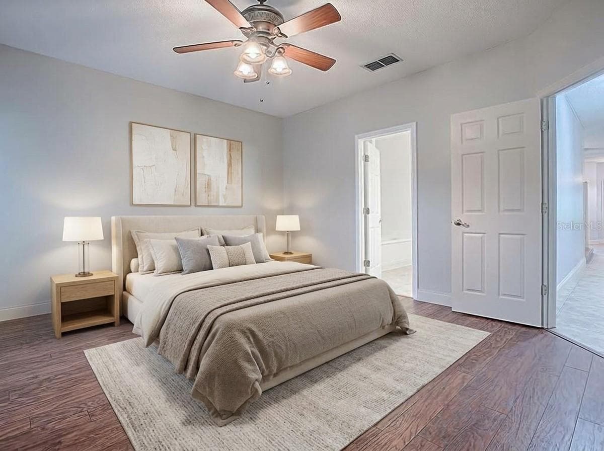 Master bedroom - 1306 RAIN FOREST LN, MINNEOLA
