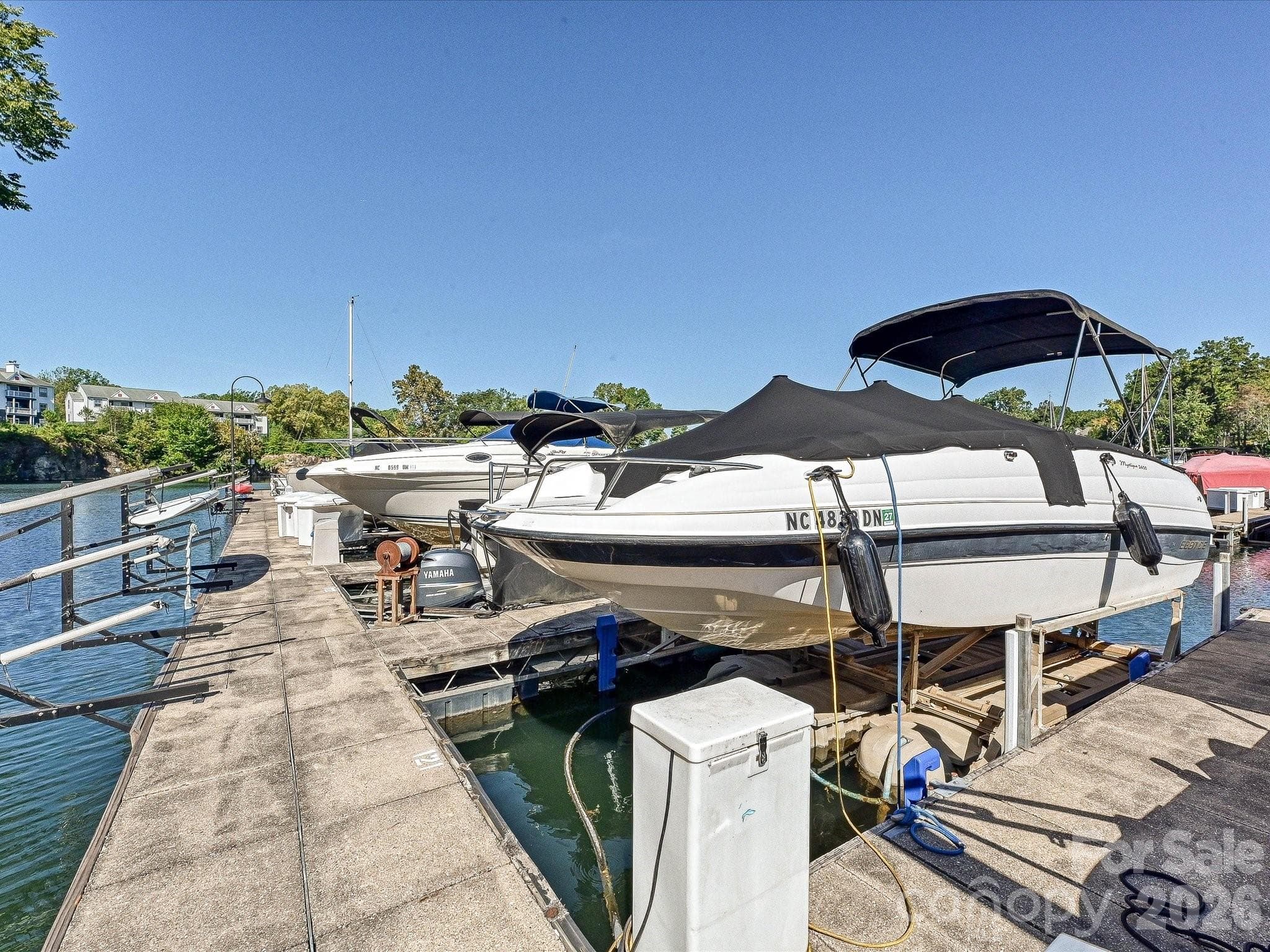 Deeded boat slip #121 offers dedicated boat storage and direct access to the Lake Norman lifestyle. - 19706 Valiant Way, Cornelius