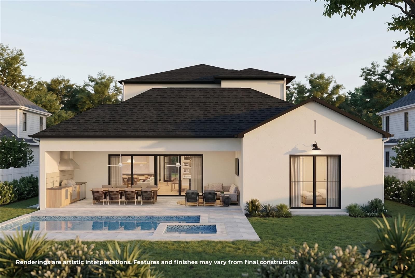 Renderings are artistic interpretations. Features and finishes may vary from final construction. - 1773 WALNUT AVE, WINTER PARK