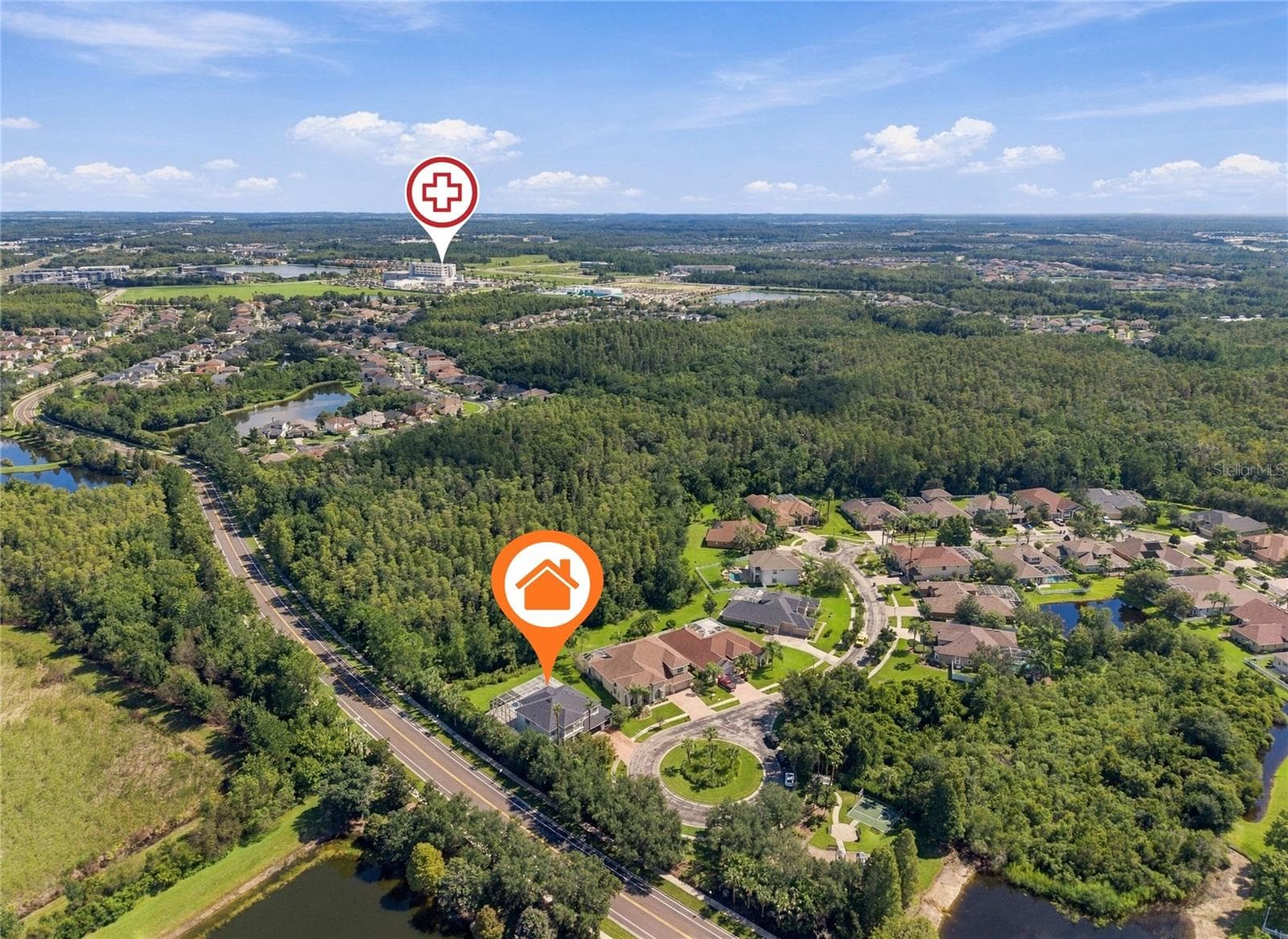 Single Family Residence at 27245 ROSELING CT, WESLEY CHAPEL, photo 98 of 104
