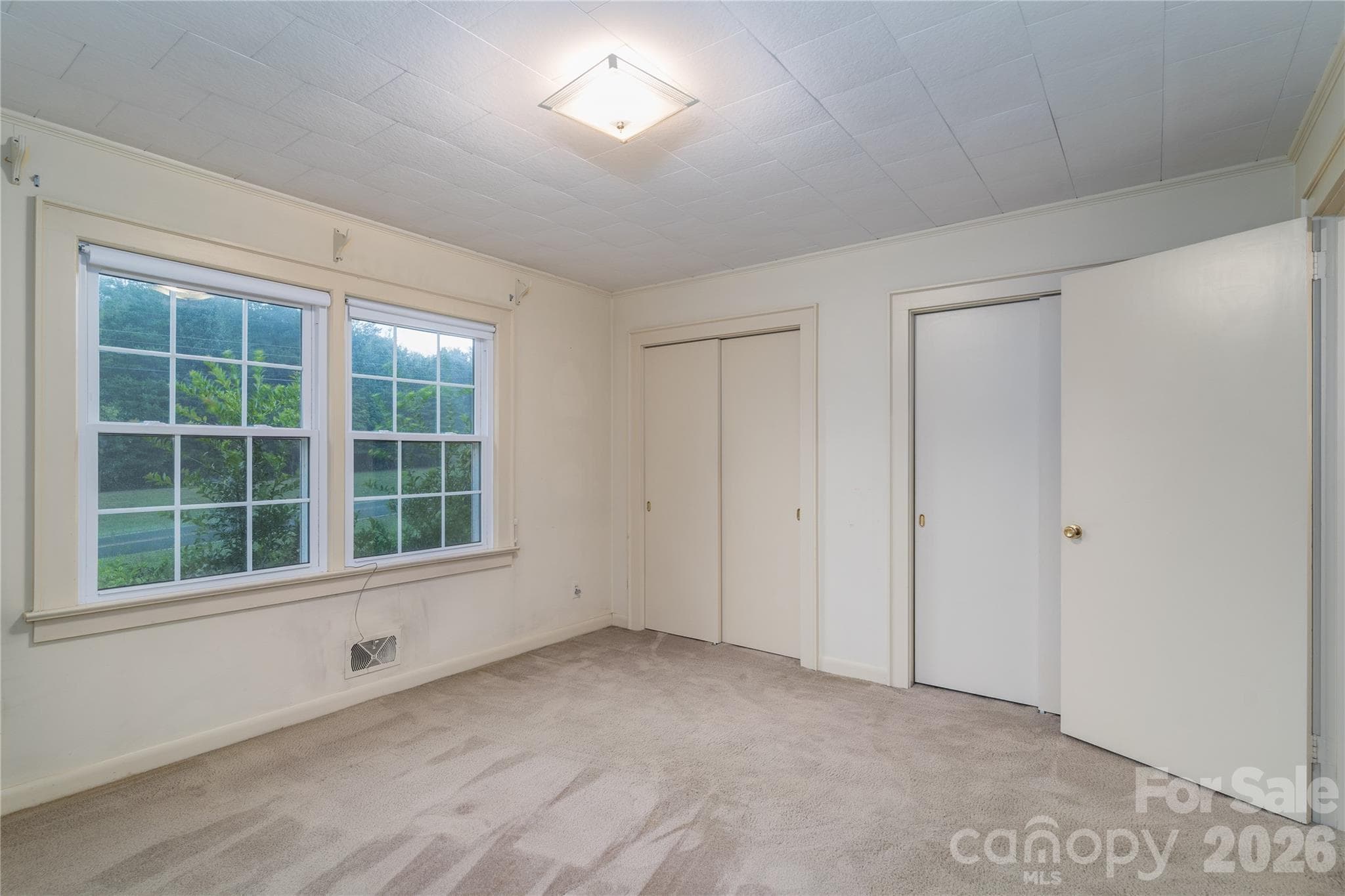 Primary bedroom with 2 closets - 5271 Harris Farm Road, Hickory