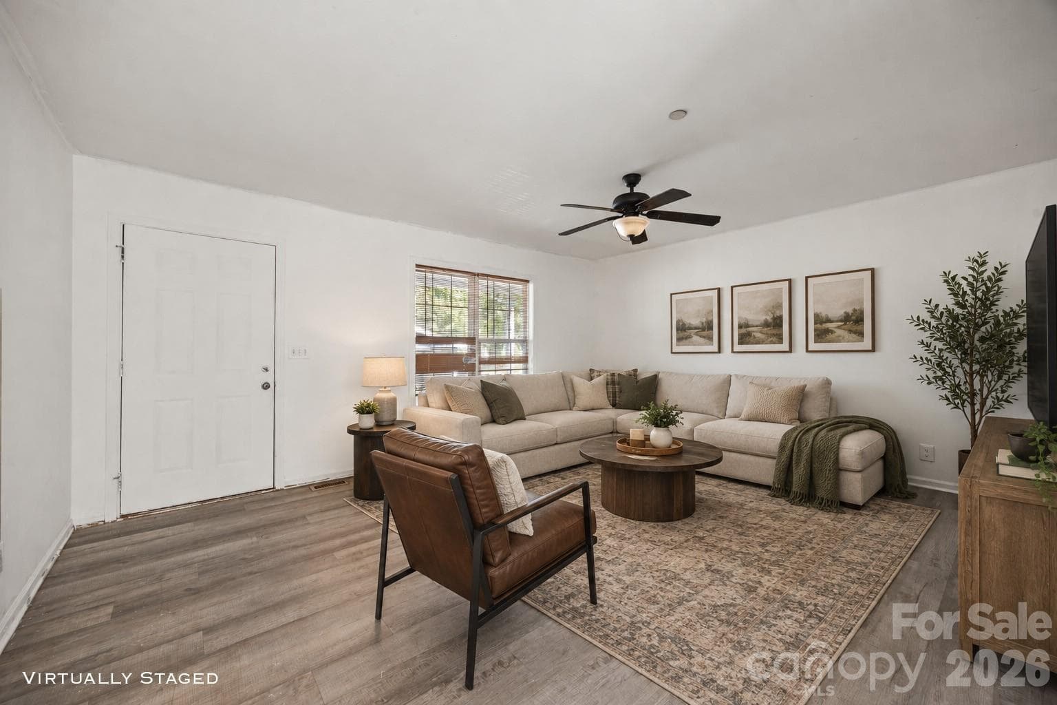 Virtually Staged - 802 N Shaver Street, Salisbury