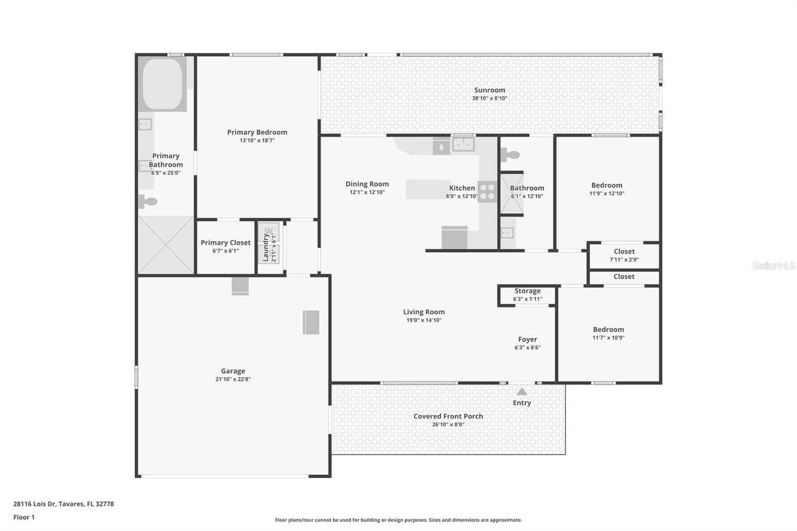 Floor plan - 28116 LOIS DR, TAVARES