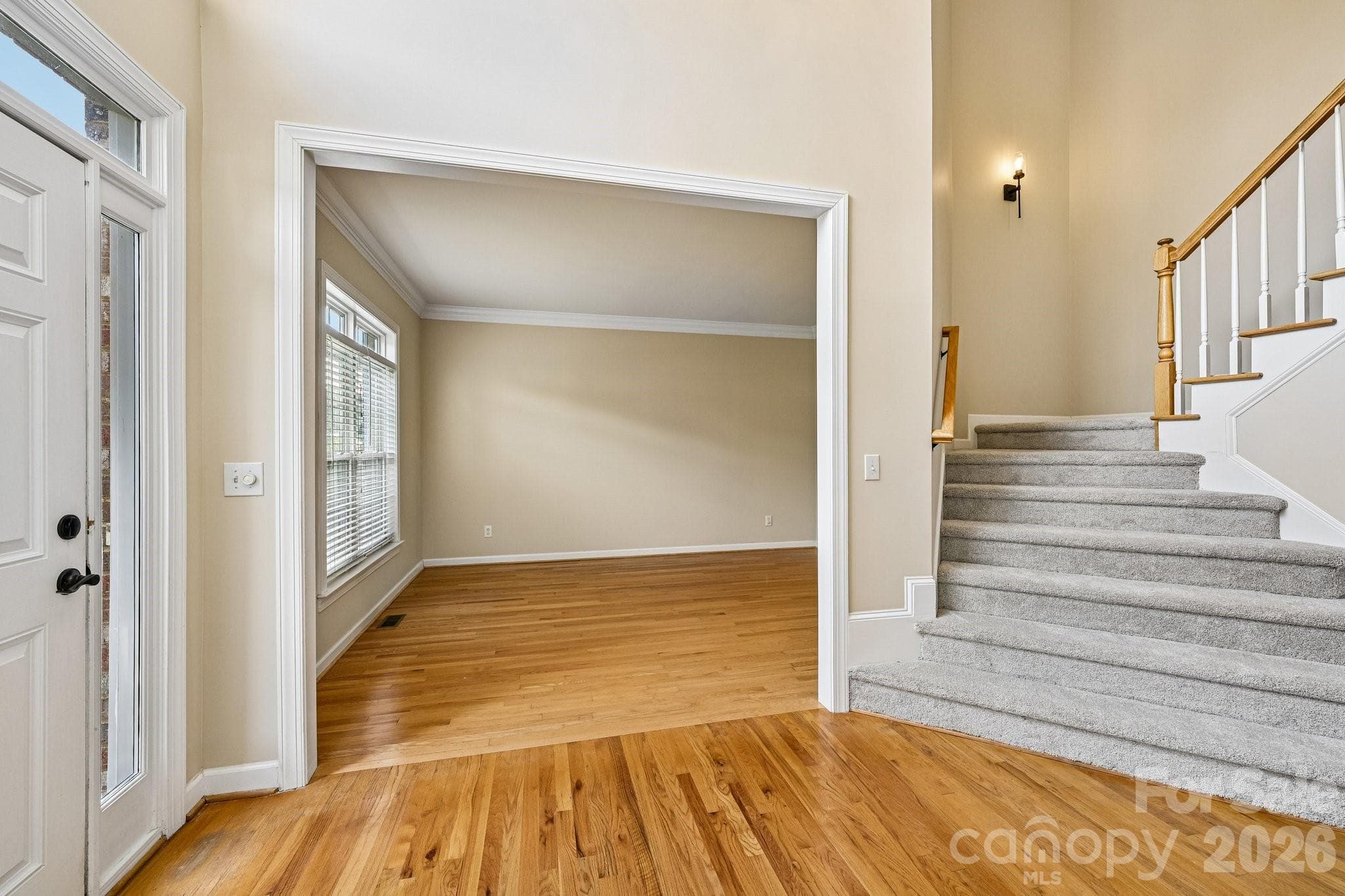 Foyer to Den view - 1930 Copperplate Road, Charlotte