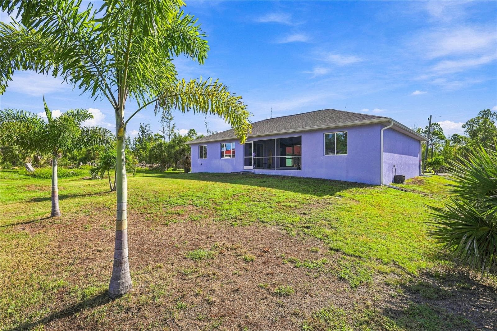 REAR VIEW 1 - 10554 LIVE OAK RD, PORT CHARLOTTE