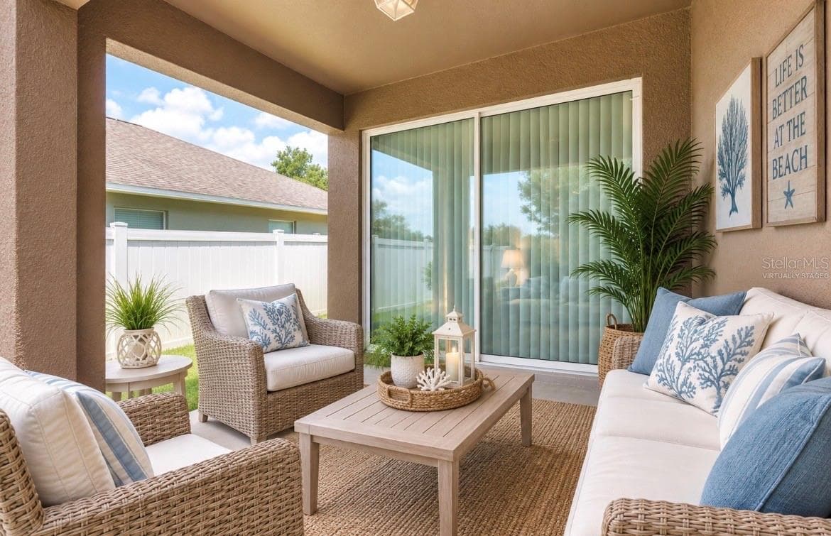 Virtually Staged Patio - 2451 DAKOTA ROCK DR, RUSKIN