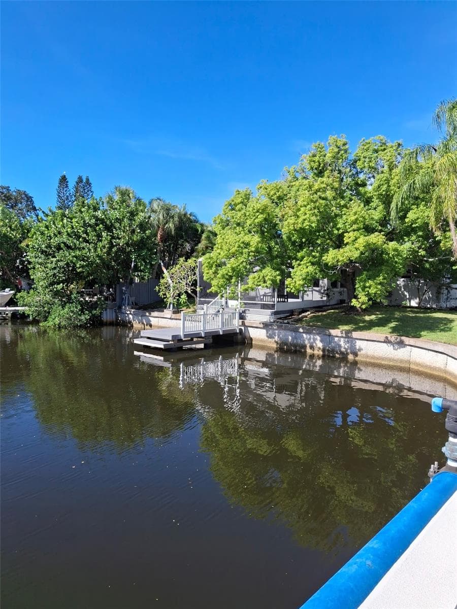 Rear dock - 344 CROSSWINDS DR, PALM HARBOR