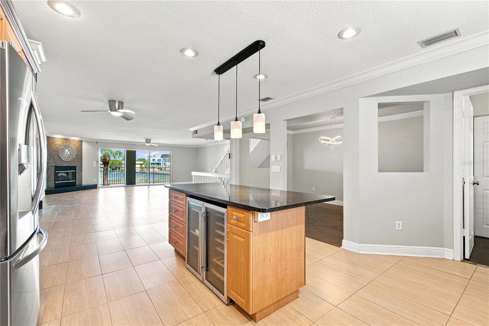 A water view even from the kitchen. - 152 117TH AVE, TREASURE ISLAND