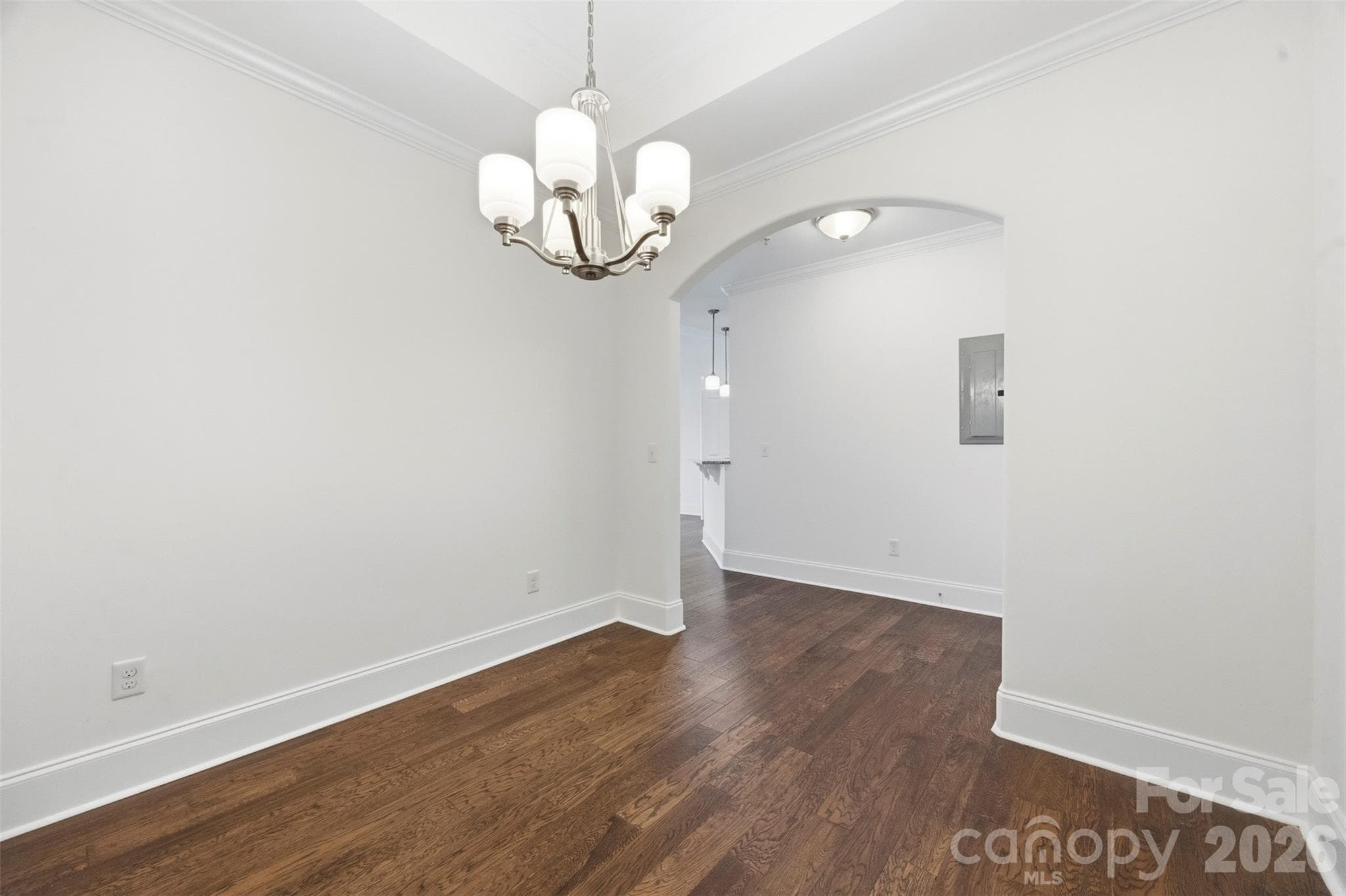 Formal Dining room with trey ceiling, very nice. - 6605 Central Pacific Avenue, Charlotte