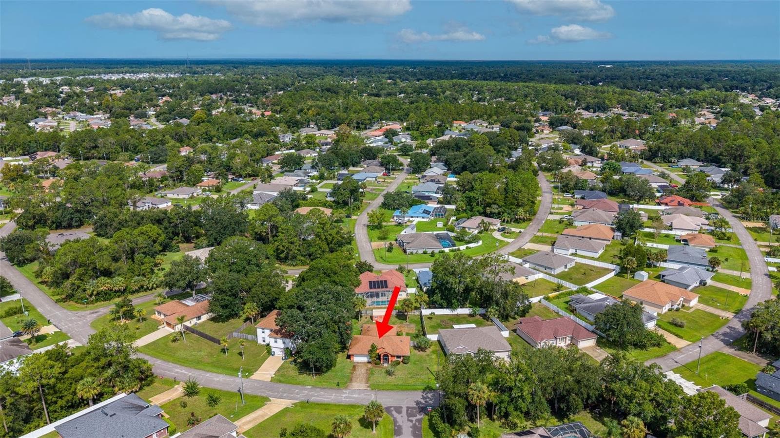 aerial - 54 WHITE HALL DR, PALM COAST