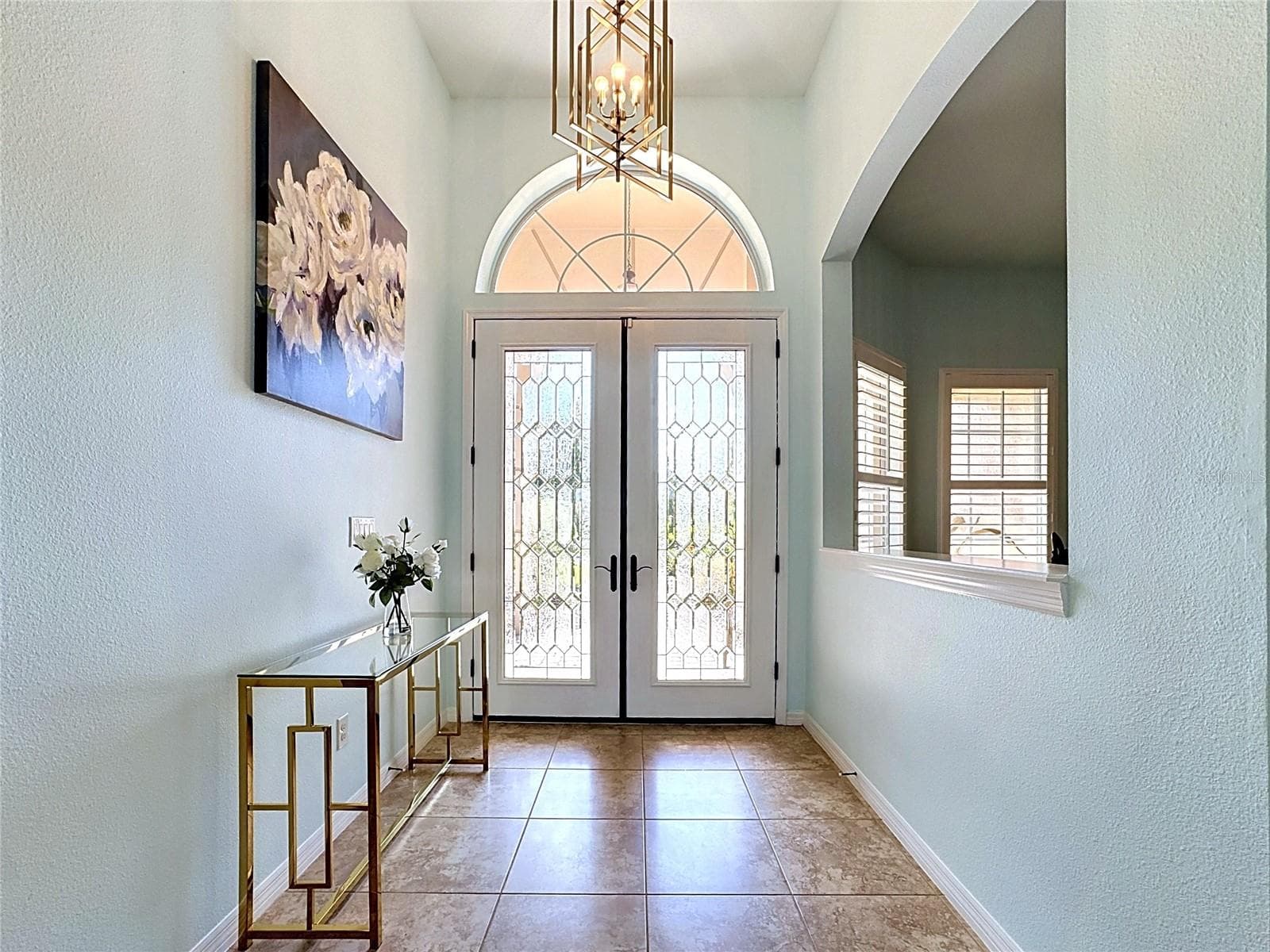 Double Glass Entry Doors into Foyer - 210 166TH ST NE, BRADENTON