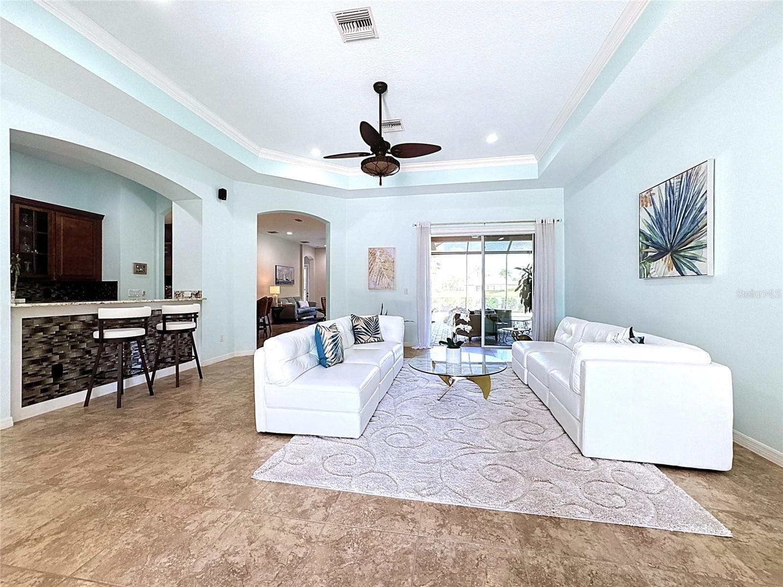 Living Rm w/ Butlers wet Bar - 210 166TH ST NE, BRADENTON