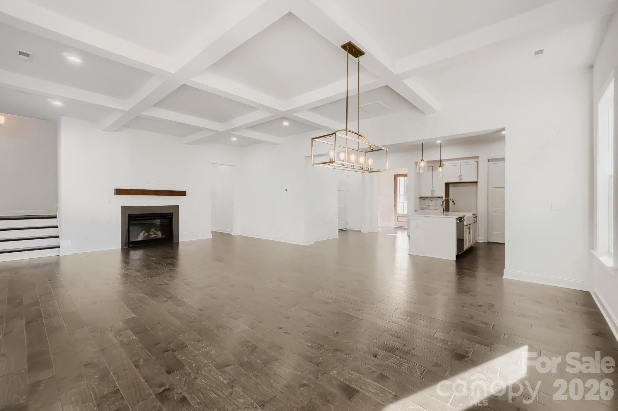 Great Room and Dining Area - 3210 Timber Run Lane, Maiden