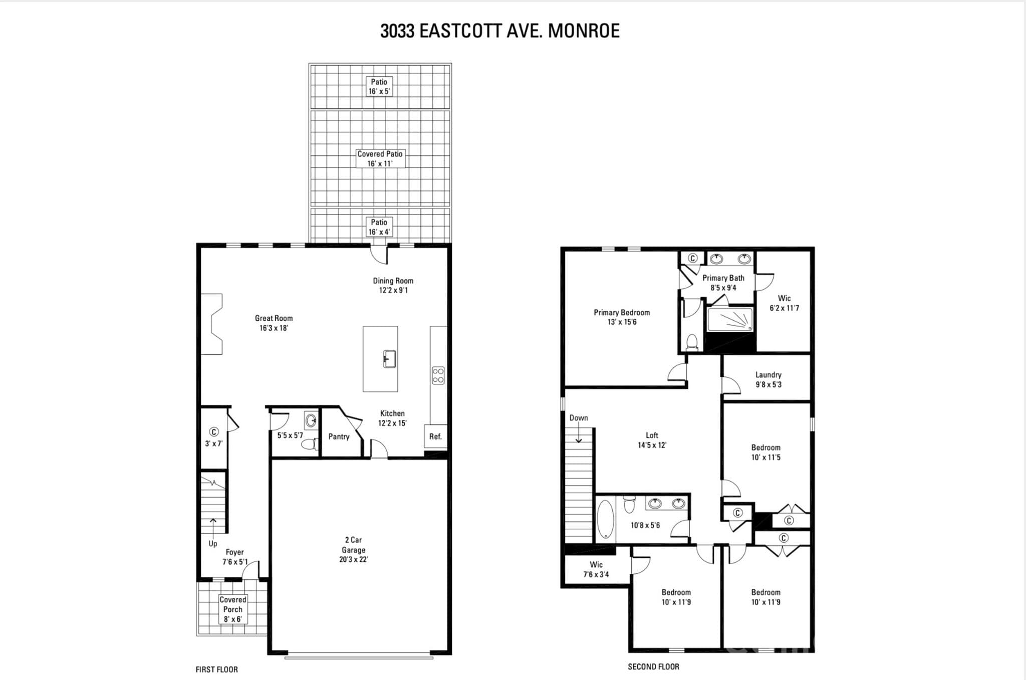 Single Family Residence at 3033 Eastcott Avenue, Monroe, photo 41 of 46