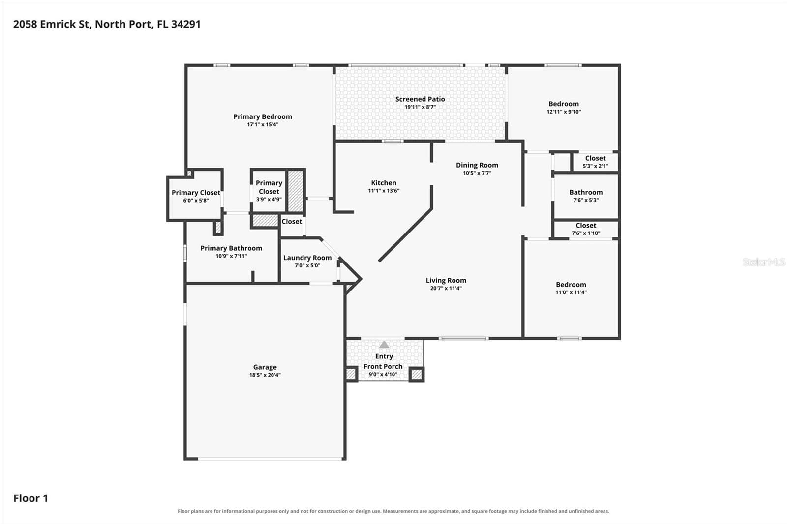 Single Family Residence at 2058 EMRICK ST, NORTH PORT, photo 40 of 40