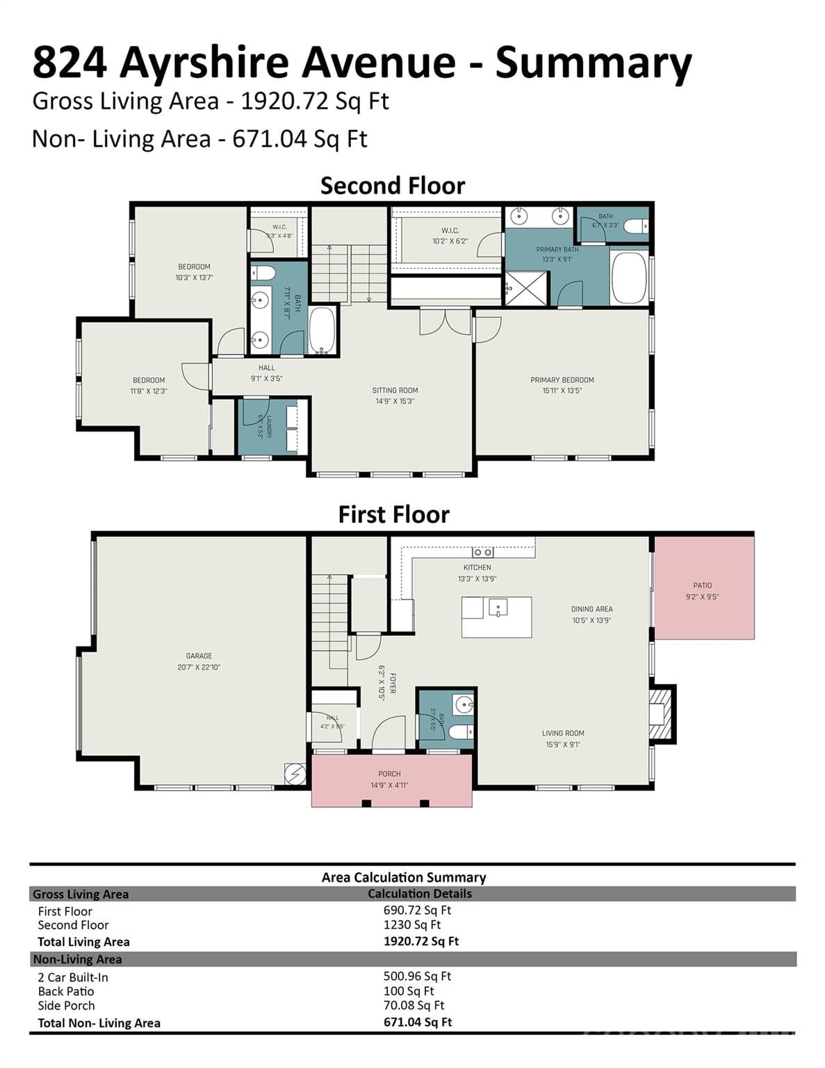 Floor plan - 824 Ayrshire Avenue, Fort Mill