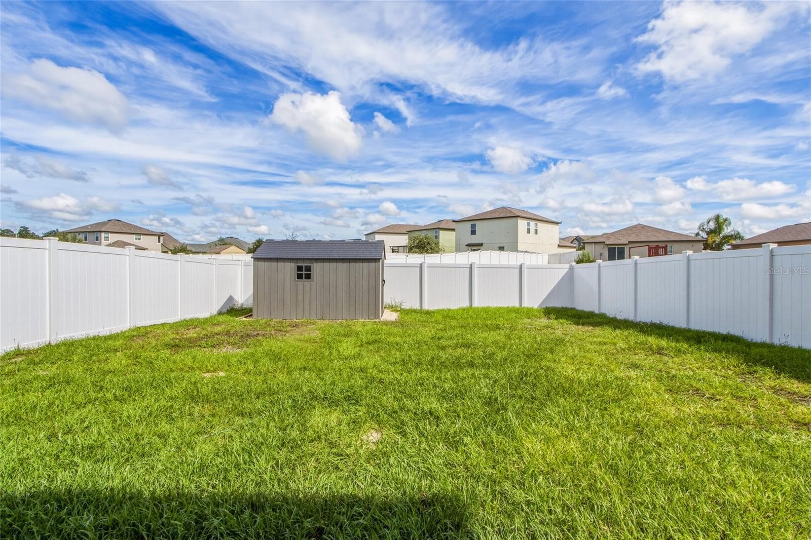 Private Fenced Yard with Shed - 13659 NEWBRIDGE ST, SPRING HILL