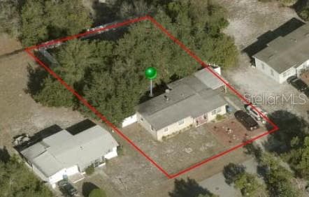 .28-ACRE LOT (aerial of old roof) - 2280 HAGEN AVE, DELTONA
