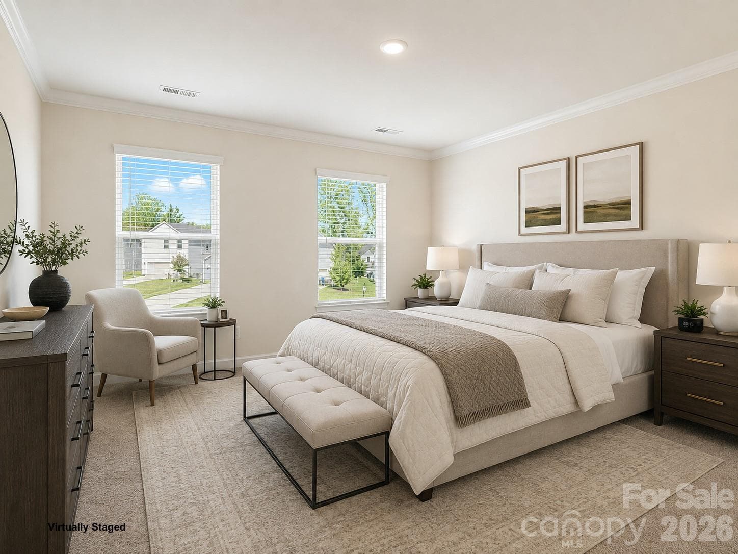 Primary Bedroom with ensuite bath & large walk-in closet! - 518 Nixon Road, Belmont