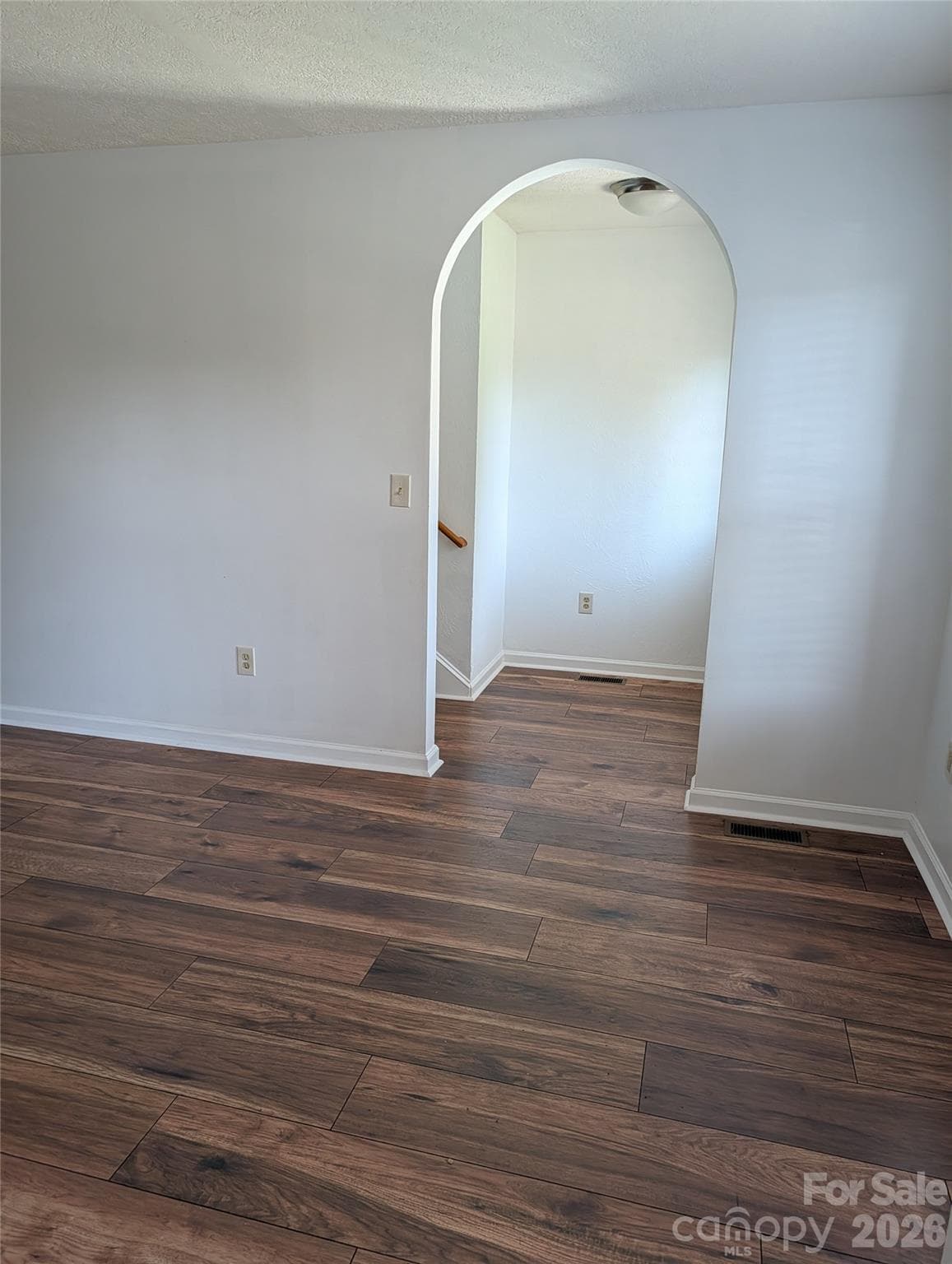 Front entrance is on the right past the archway - 5406 Winding Oak Drive, Hickory