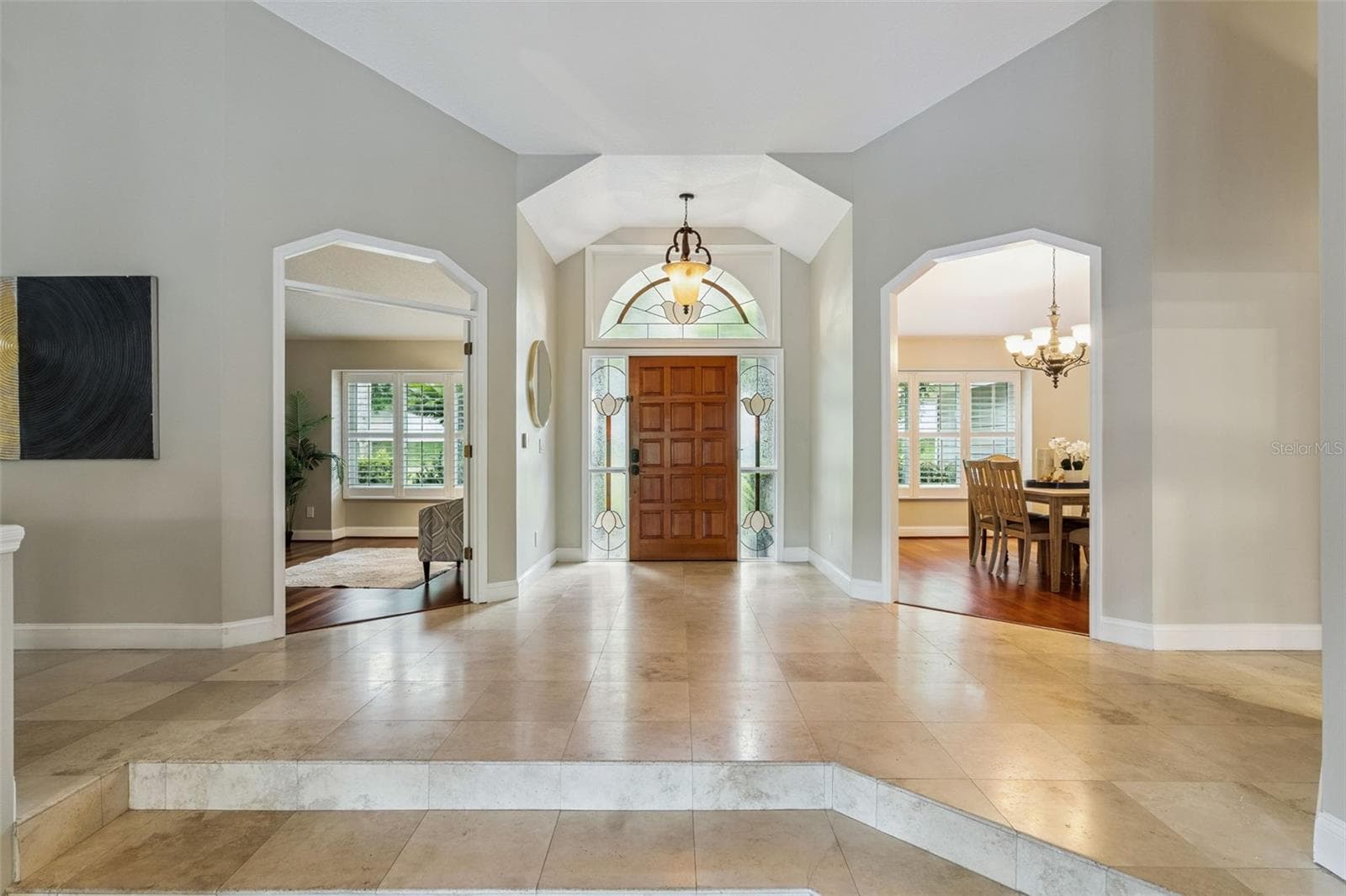 Foyer - Dining to Right, Office to Left - 333 BRANTLEY CLUB PL, LONGWOOD